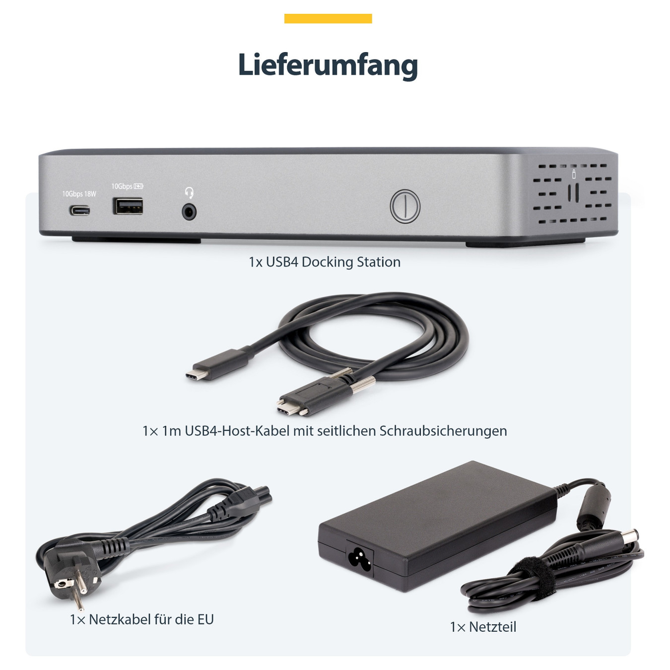 D StarTech 3X MONITOR USB4 DOCK 100W PD — Buy in Cyprus with Fast Delivery