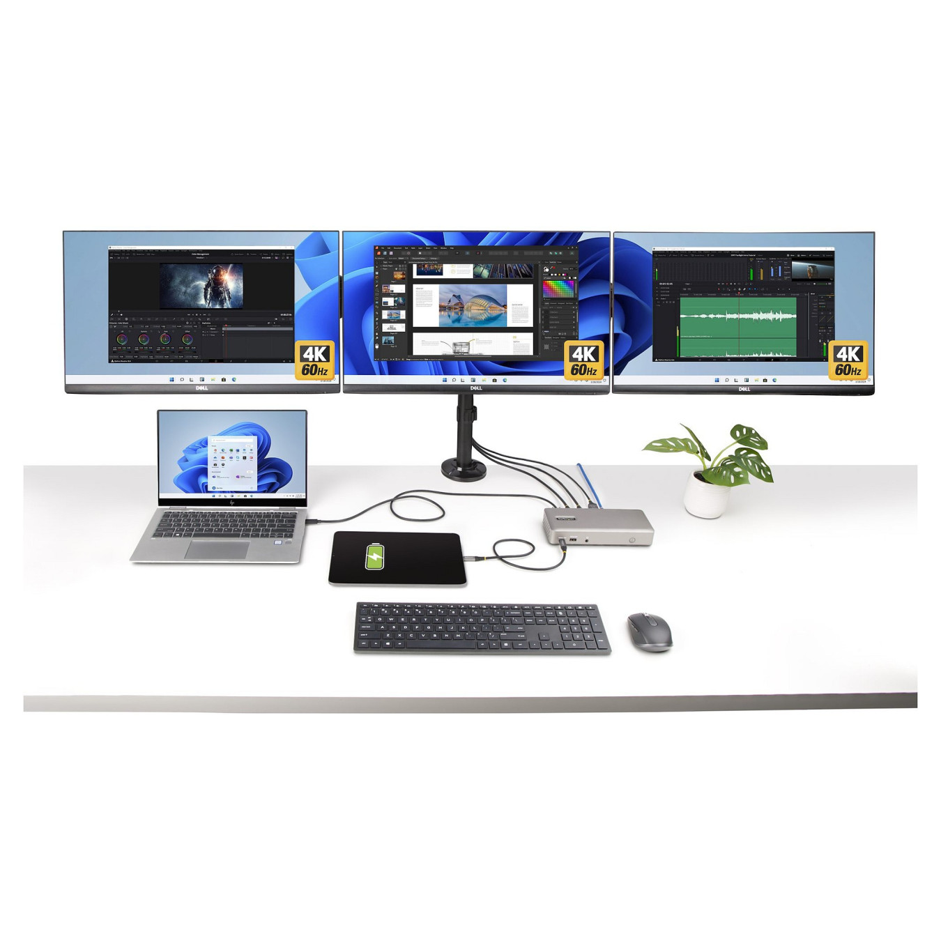 D StarTech 3X MONITOR USB4 DOCK 100W PD — Buy in Cyprus with Fast Delivery