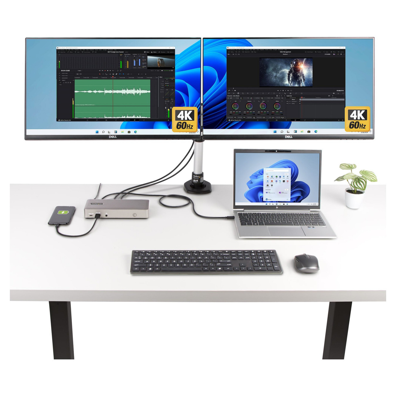 D StarTech 3X MONITOR USB4 DOCK 100W PD — Buy in Cyprus with Fast Delivery