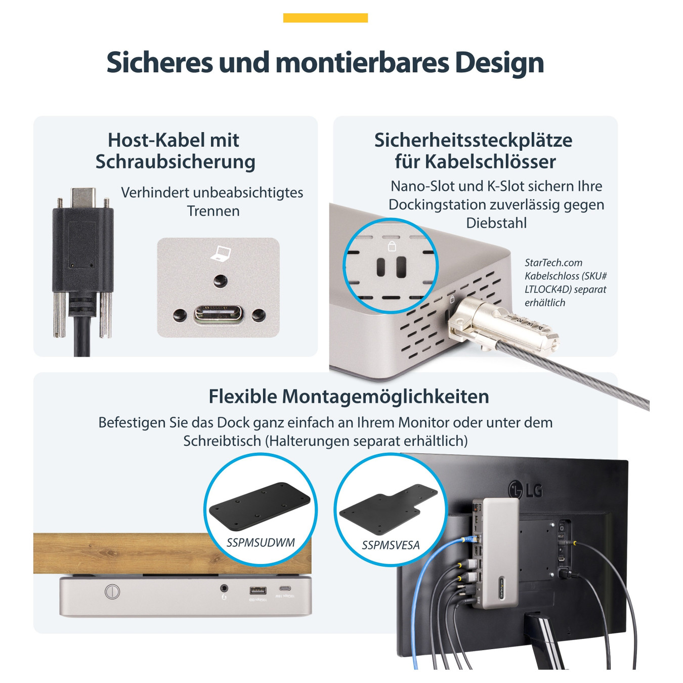 D StarTech 3X MONITOR USB4 DOCK 100W PD — Buy in Cyprus with Fast Delivery