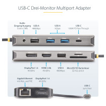 D StarTech USB-C MULTIMONITOR ADAPTER HDMI — Buy in Cyprus with Fast Delivery