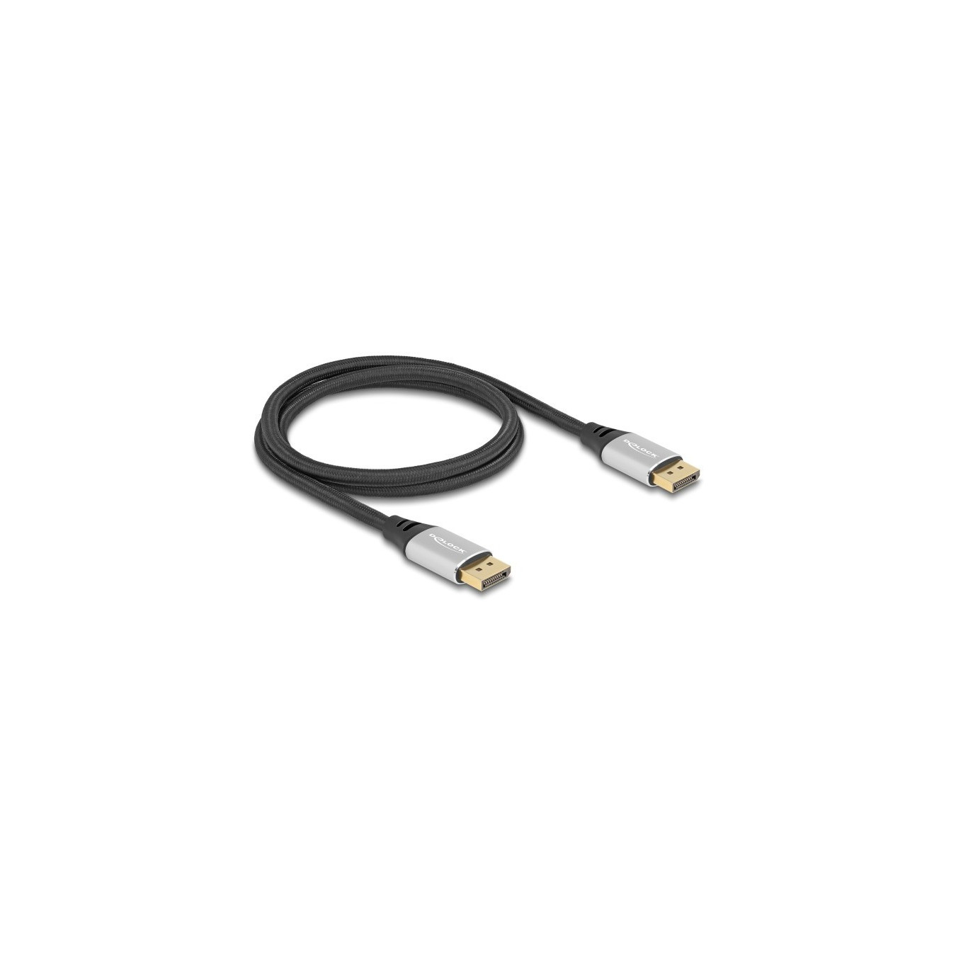 DELOCK DisplayPort Kabel 16K 60 Hz 1m silber Metall — Buy in Cyprus with Fast Delivery