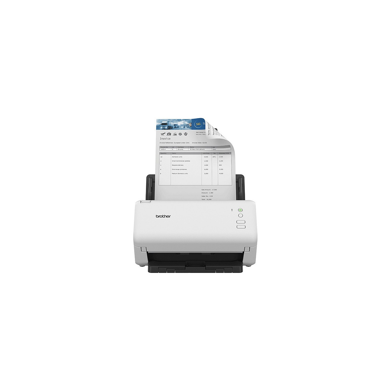 Scanner Brother ADS-4100 Duplex-Dokumentenscanner — Buy in Cyprus with Fast Delivery