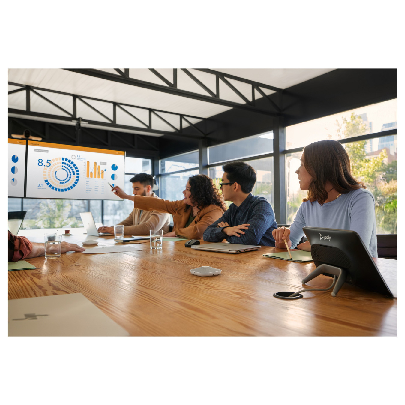 HP Poly STUDIO A2 WHITE TABLE — Buy in Cyprus with Fast Delivery