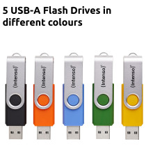STICK Intenso Office Line 256GB USB Stick 3.2 Multipack x5 bunt — Buy in Cyprus with Fast Delivery