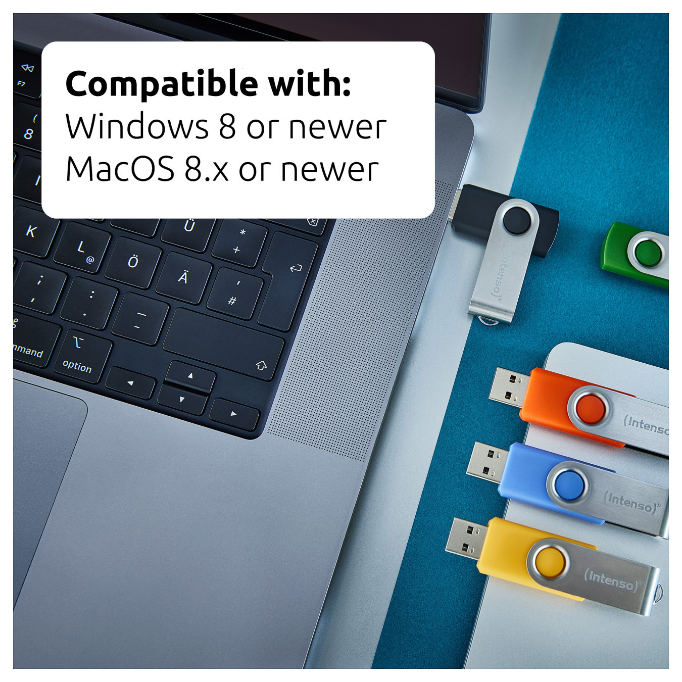 STICK Intenso Office Line 256GB USB Stick 3.2 Multipack x5 bunt — Buy in Cyprus with Fast Delivery