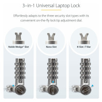 StarTech 25-PACK UNIVERSAL LAPTOP LOCK — Buy in Cyprus with Fast Delivery