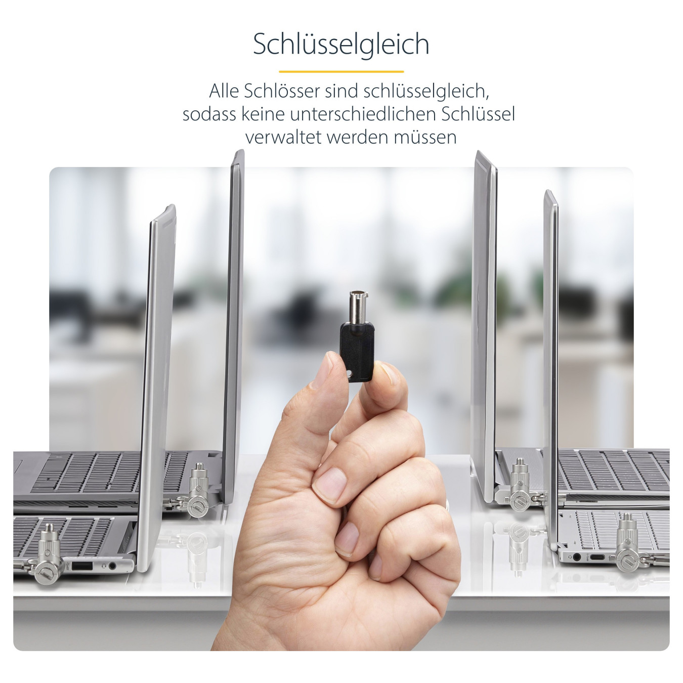 StarTech 25-PACK UNIVERSAL LAPTOP LOCK — Buy in Cyprus with Fast Delivery