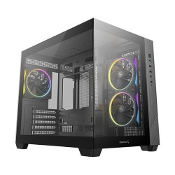 DeepCool CG330 3F Micro ATX Mini ITX ARGB Glass Black - R-CG330-BKNGM3-G — Buy in Cyprus with Fast Delivery