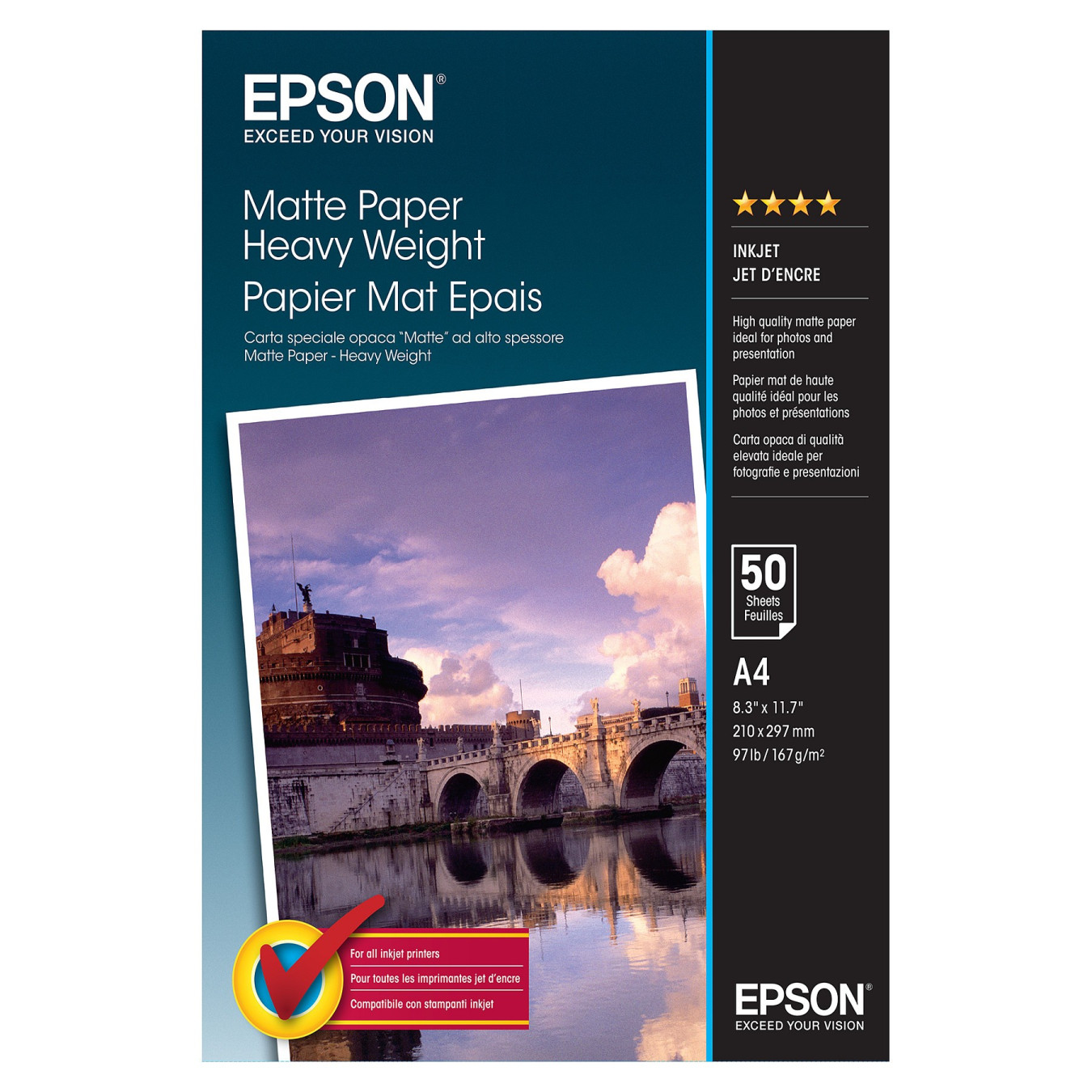 Epson C13S041256 A4 Schweres Papier — Buy in Cyprus with Fast Delivery