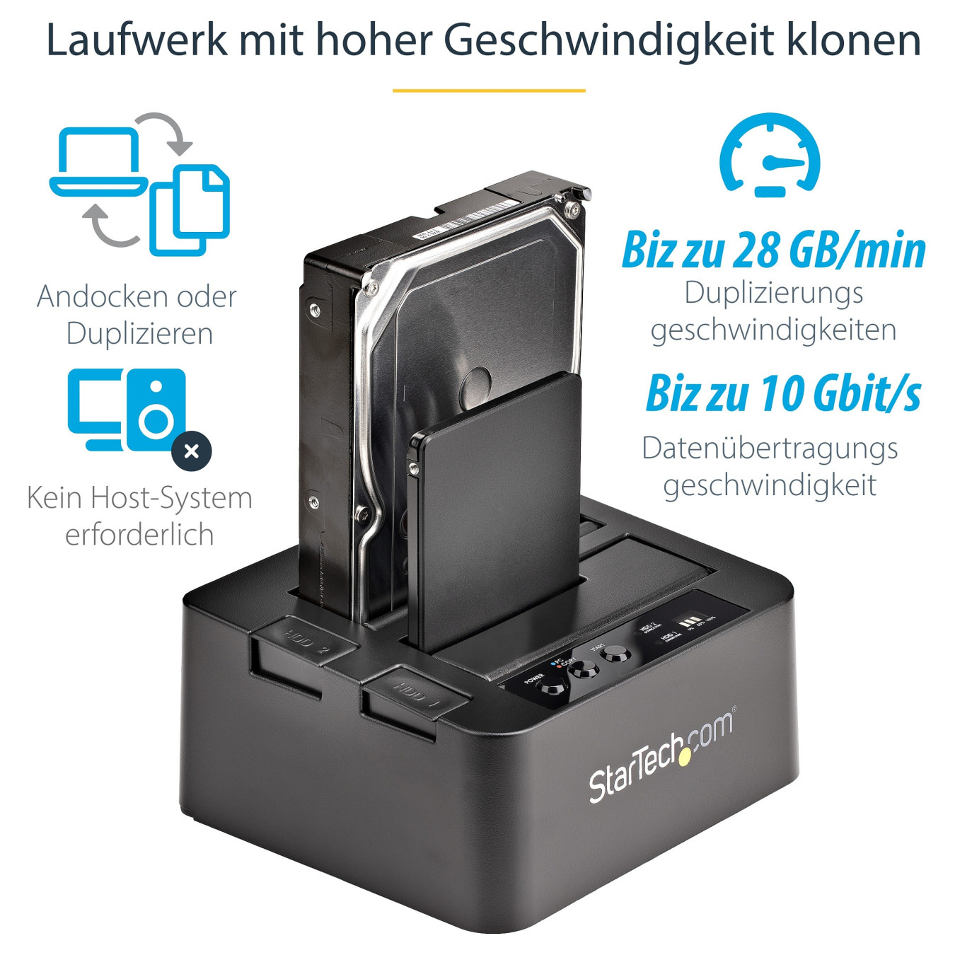 D StarTech USB 3.1 HDD DUPLICATOR DOCK — Buy in Cyprus with Fast Delivery