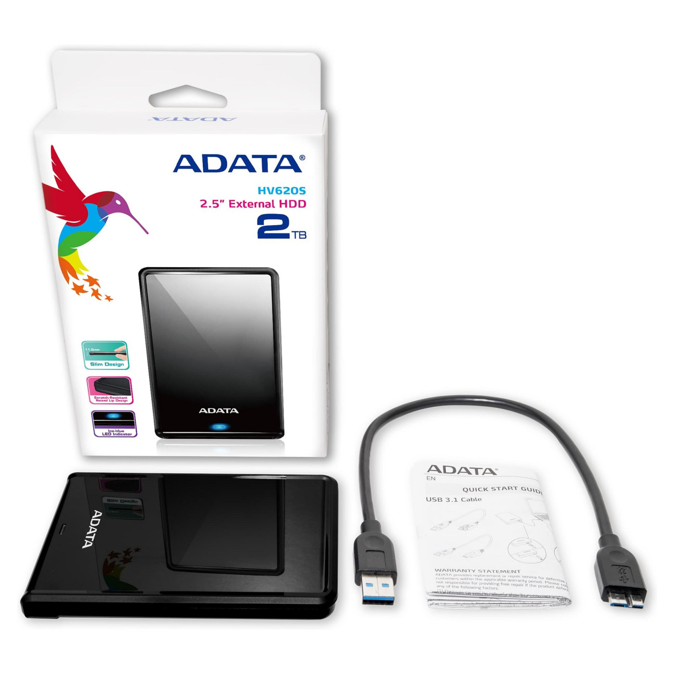 ADATA Externe HDD HV620S 4TB 2.5 VALUE Black — Buy in Cyprus with Fast Delivery