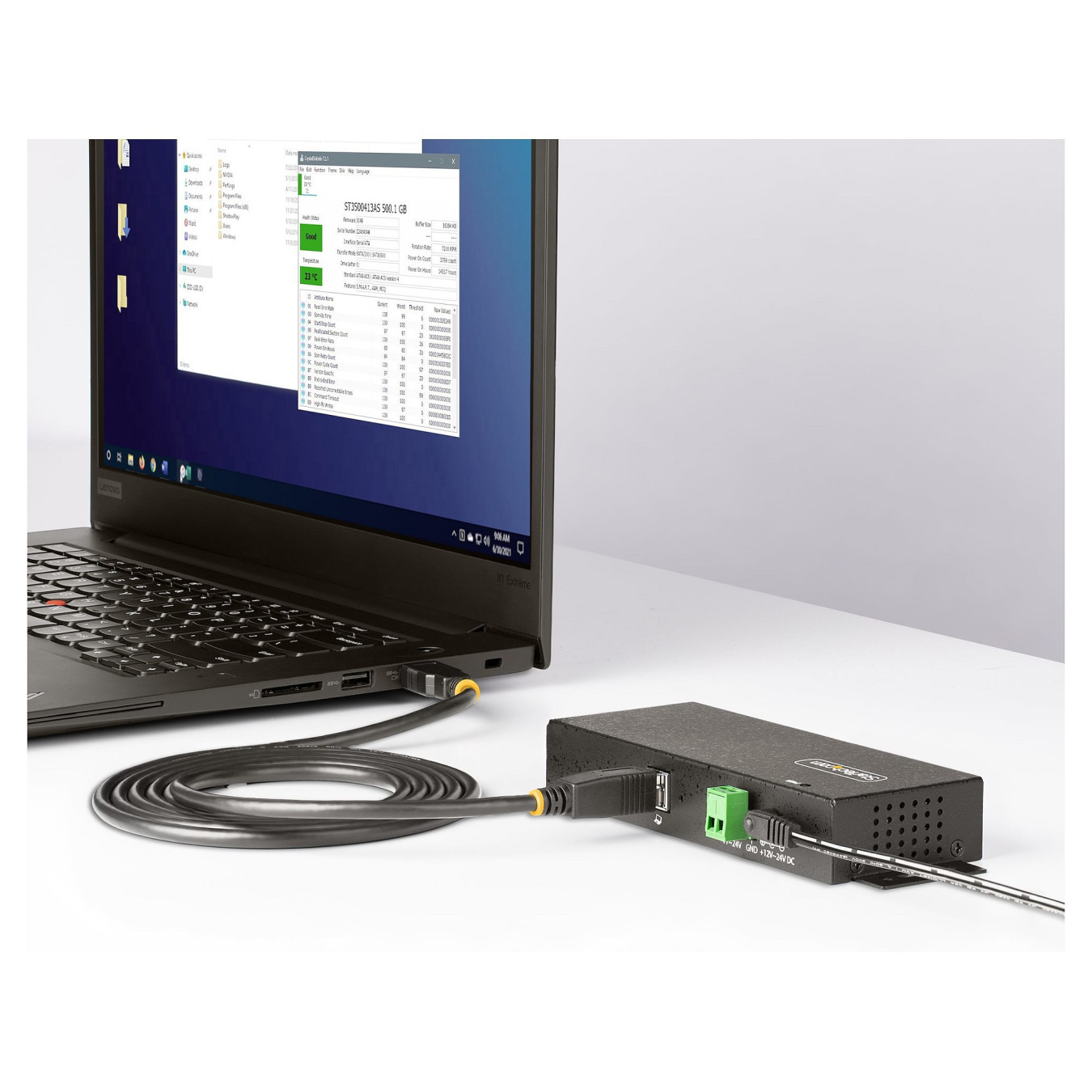 D StarTech 7PT MANAGED INDUSTRIAL USB HUB — Buy in Cyprus with Fast Delivery
