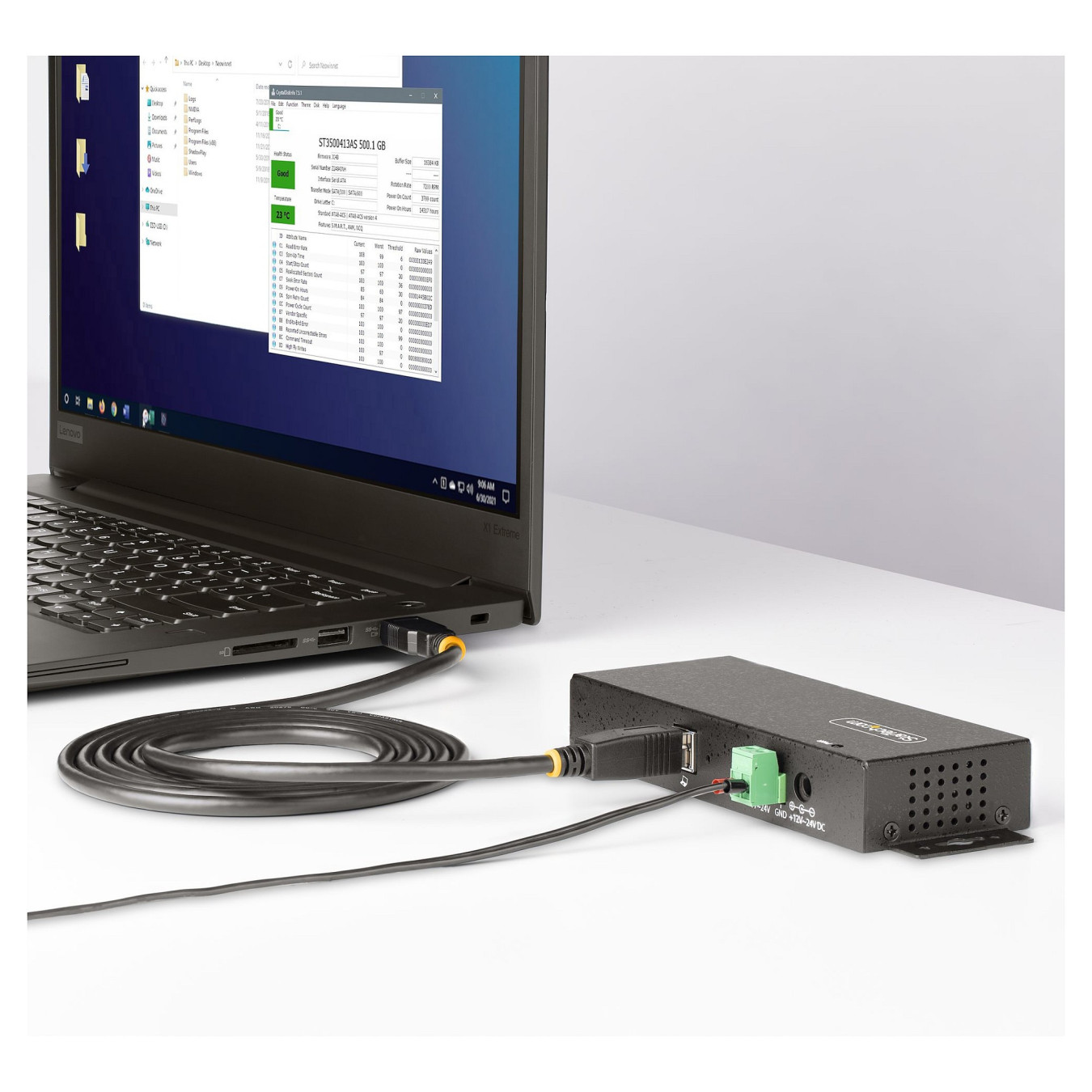 D StarTech 7PT MANAGED INDUSTRIAL USB HUB — Buy in Cyprus with Fast Delivery