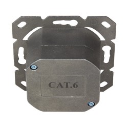 LogiLink CAT6 Fully Shielded Surface/Flush Mount Box RAL9003 NP0039A (Boxed) — Buy in Cyprus with Fast Delivery