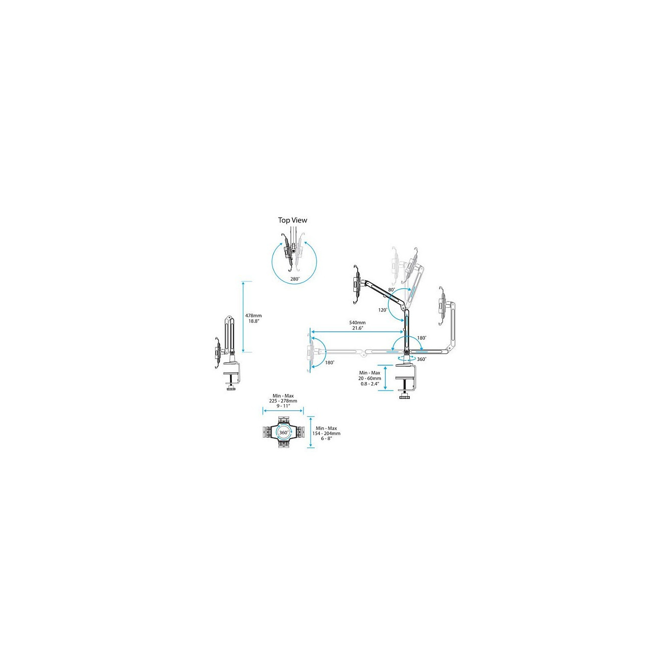 D StarTech TABLET STAND F. DESK — Buy in Cyprus with Fast Delivery