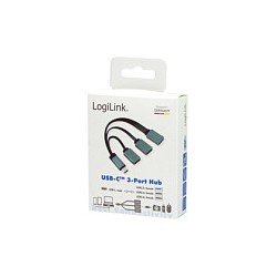 LogiLink UA0315 USB 3.2 Gen1 Type-C 3-Port Hub (Boxed) — Buy in Cyprus with Fast Delivery