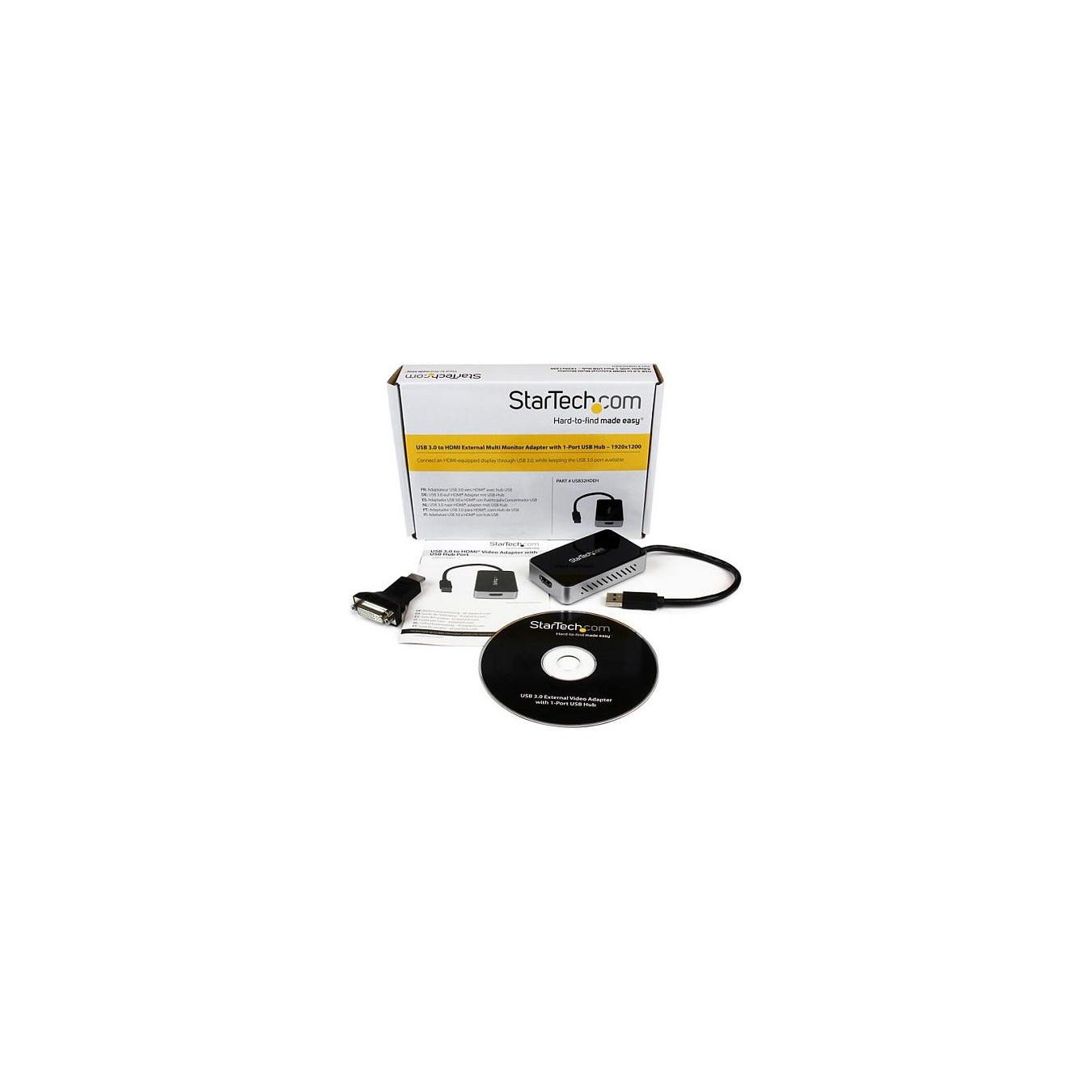 D StarTech USB 3 TO HDMI W USB HUB — Buy in Cyprus with Fast Delivery