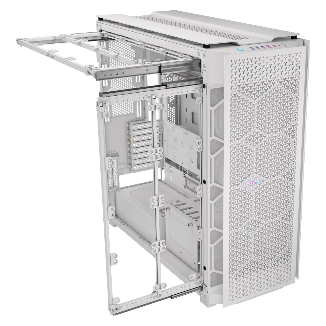 CORSAIR Super-Tower 9000D iCUE LINK AIRFLOW TP (White) (Speditionsversand) — Buy in Cyprus with Fast Delivery