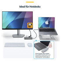 D StarTech StarTech USB-C 3.0 HDMI Docking 4.096 x 2.160 Pixel bei 60Hz — Buy in Cyprus with Fast Delivery