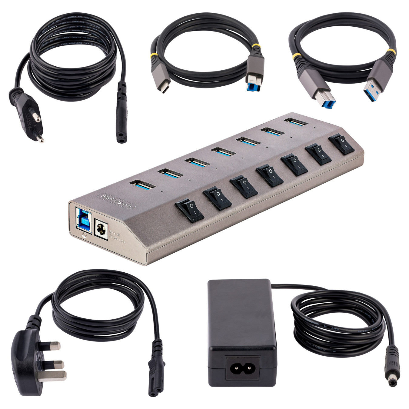 StarTech 7-PT USB HUB W ON OFF SWITCHES — Buy in Cyprus with Fast Delivery
