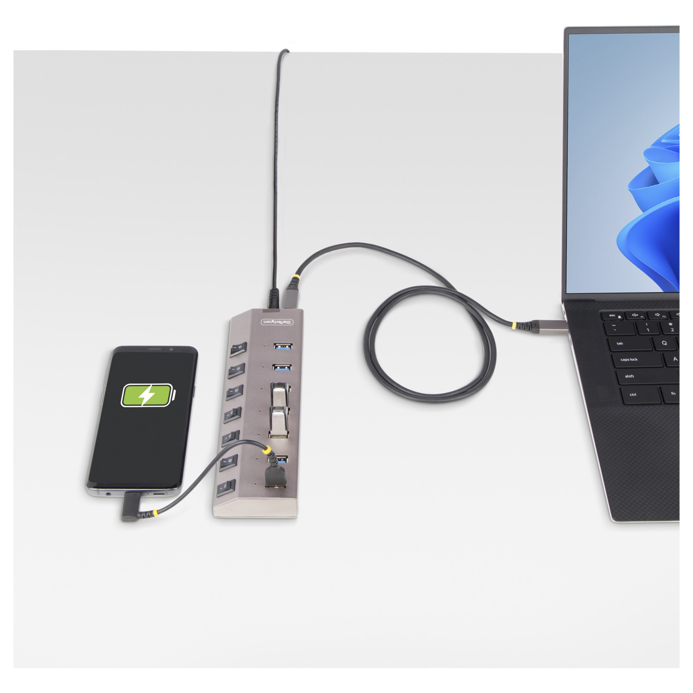StarTech 7-PT USB HUB W ON OFF SWITCHES — Buy in Cyprus with Fast Delivery