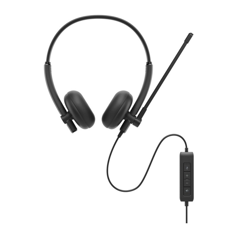 Dell Wired Headset WH125 - USB-A On-Ear Binaural - 20-20kHz (Boxed) — Buy in Cyprus with Fast Delivery
