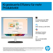AIO HP 24-ct2450ng 23.8' FHD Ryzen AI 5 340 16GB 1TB SSD Win11 BX8Y9EA ABD weiß — Buy in Cyprus with Fast Delivery
