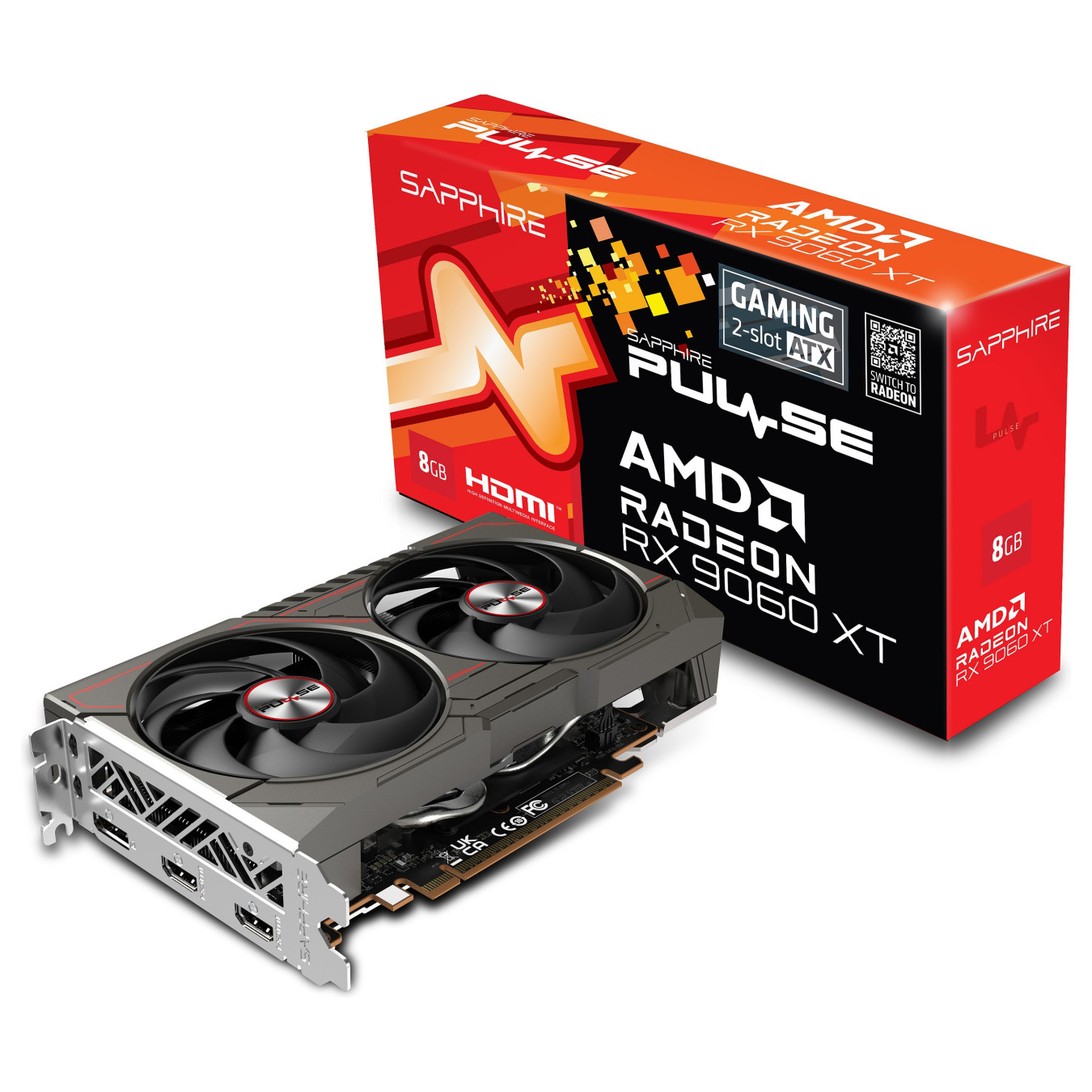 RX 9060 XT 8GB Sapphire Pulse Gaming GDDR6 — Buy in Cyprus with Fast Delivery