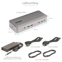 D StarTech 129UE-USBC-KVM-DOCK — Buy in Cyprus with Fast Delivery