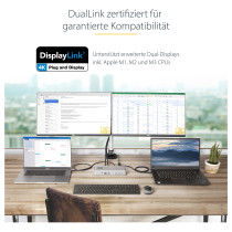 D StarTech 129UE-USBC-KVM-DOCK — Buy in Cyprus with Fast Delivery