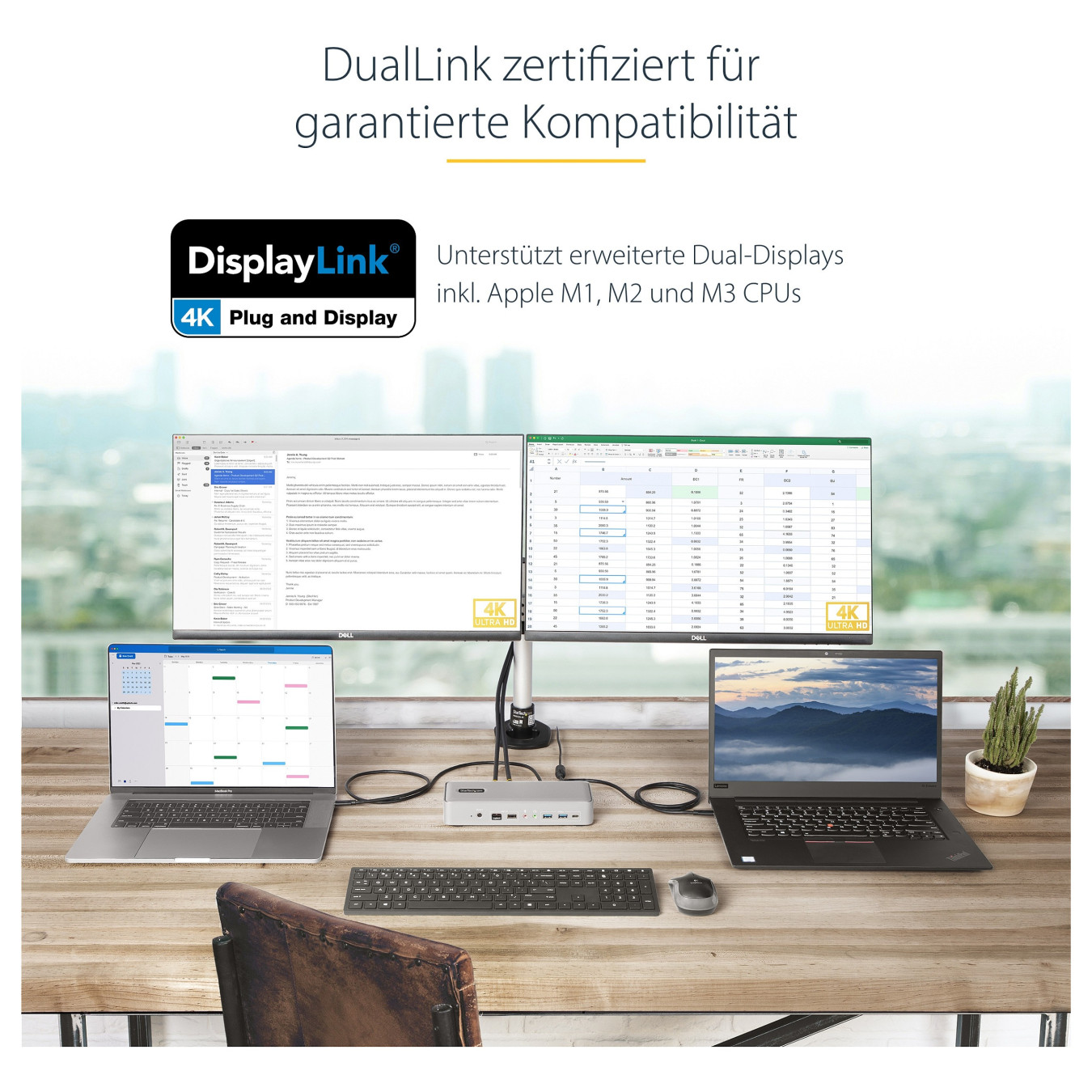 D StarTech 129UE-USBC-KVM-DOCK — Buy in Cyprus with Fast Delivery