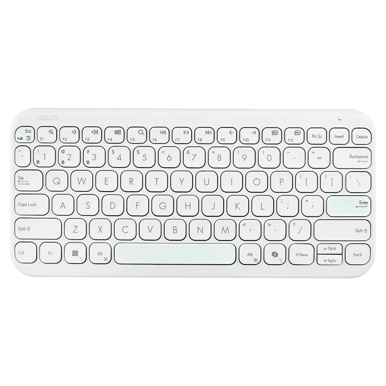 ASUS KW100 Keyboard QWERTZ white — Buy in Cyprus with Fast Delivery
