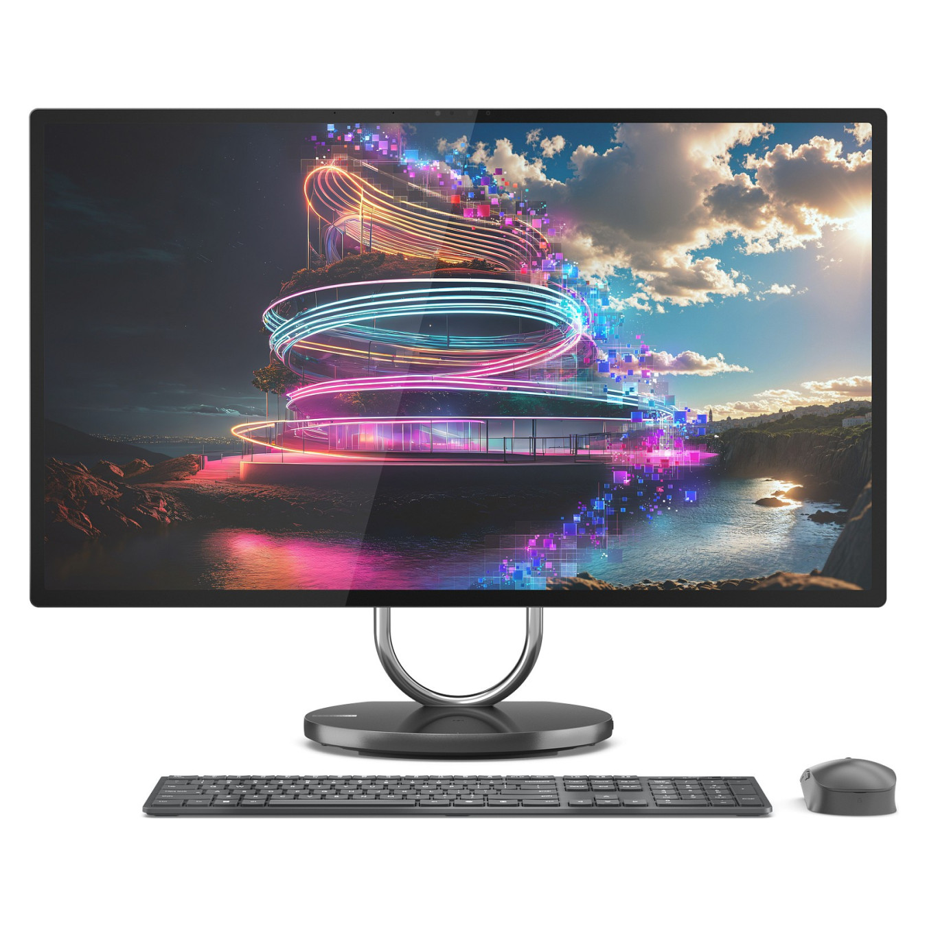 Lenovo Yoga AIO 32ILL10 Core Ultra 7 258V 32GB 1TB SSD 31.5' UHD RTX4050 Win11 Pro — Buy in Cyprus with Fast Delivery