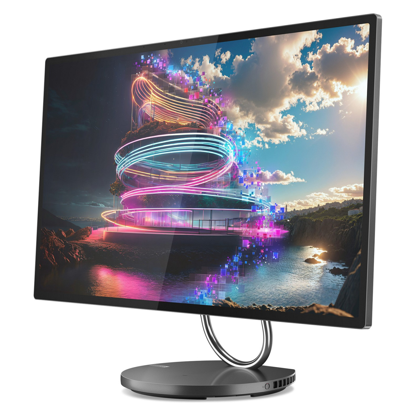 Lenovo Yoga AIO 32ILL10 Core Ultra 7 258V 32GB 1TB SSD 31.5' UHD RTX4050 Win11 Pro — Buy in Cyprus with Fast Delivery