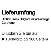 HP 652 - 6 ml - original - Ink Advantage - Tintenpatrone - fr Deskjet 1110. 2130. 3630. ENVY 4520. Officejet 3830. 4650 — Armeni