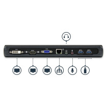 D StarTech DUAL VIDEO USB 3.0 LAPTOP DOCK — Buy in Cyprus with Fast Delivery