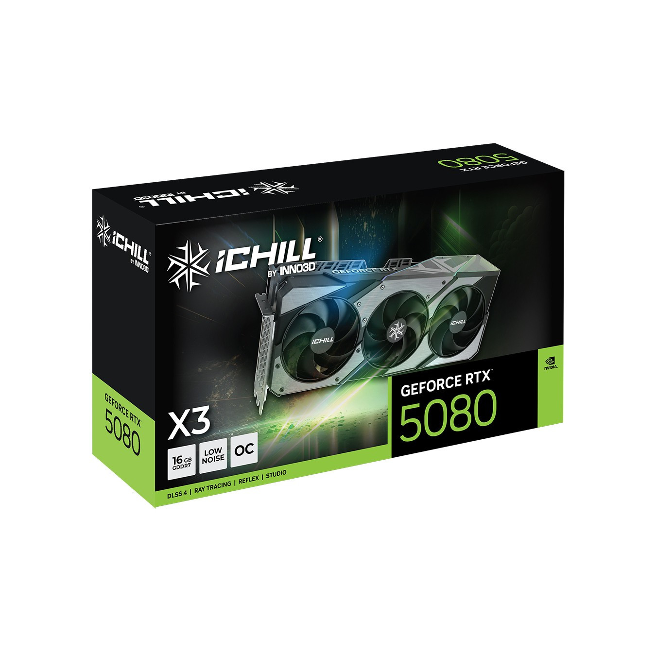 RTX 5080 16GB Inno3D iChill X3 V2 16GB GDDR7 3 Fan — Buy in Cyprus with Fast Delivery