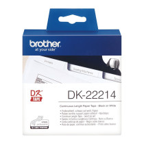 Brother Endlosetiketten (Papier) DK22214 schwarz auf weiss 12mm x 30.48m — Buy in Cyprus with Fast Delivery