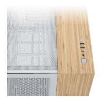 CORSAIR mATX 2500X (Tempered Glass) White Bamboo Wood — Buy in Cyprus with Fast Delivery