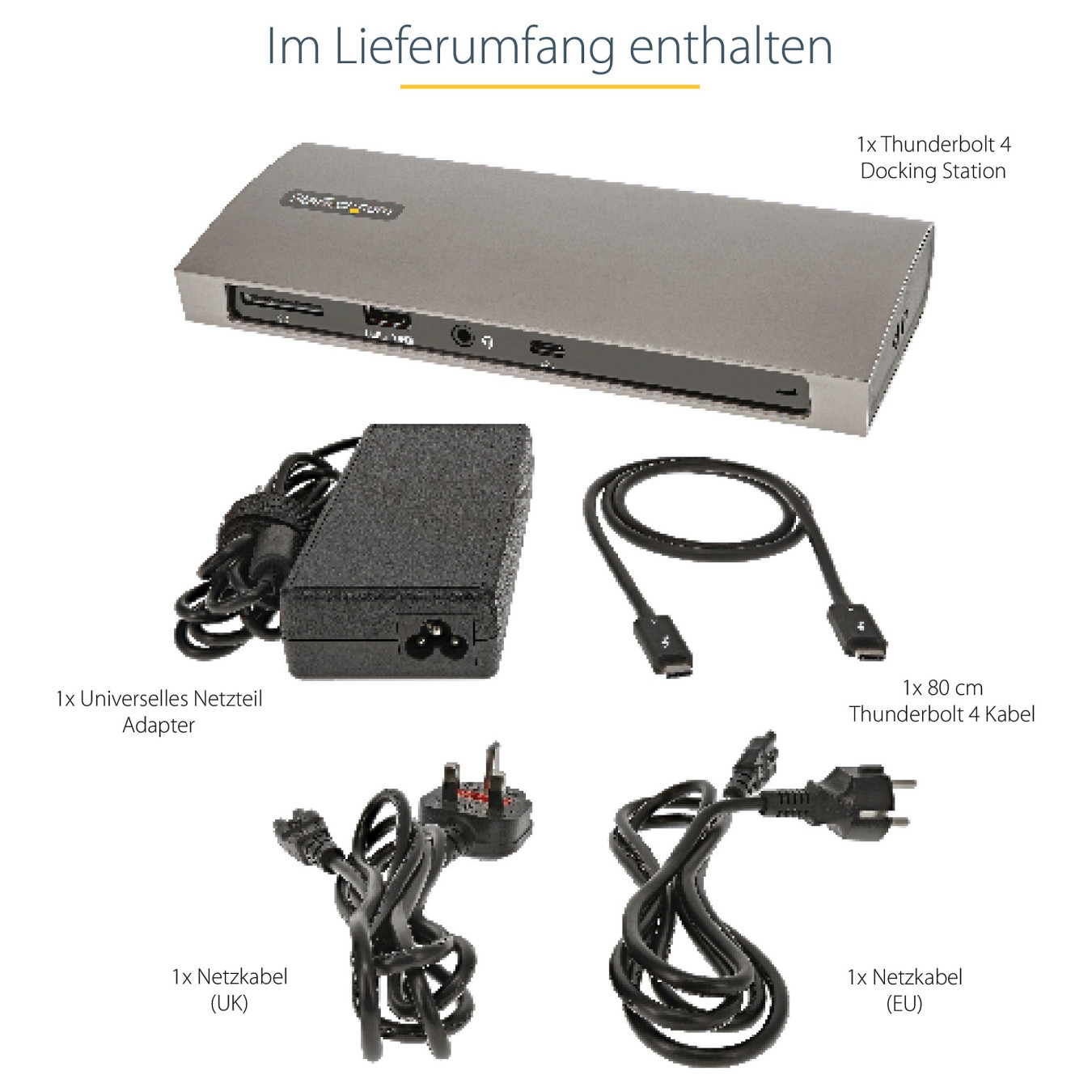 D StarTech THUNDERBOLT 4 DOCK 96W PD — Buy in Cyprus with Fast Delivery