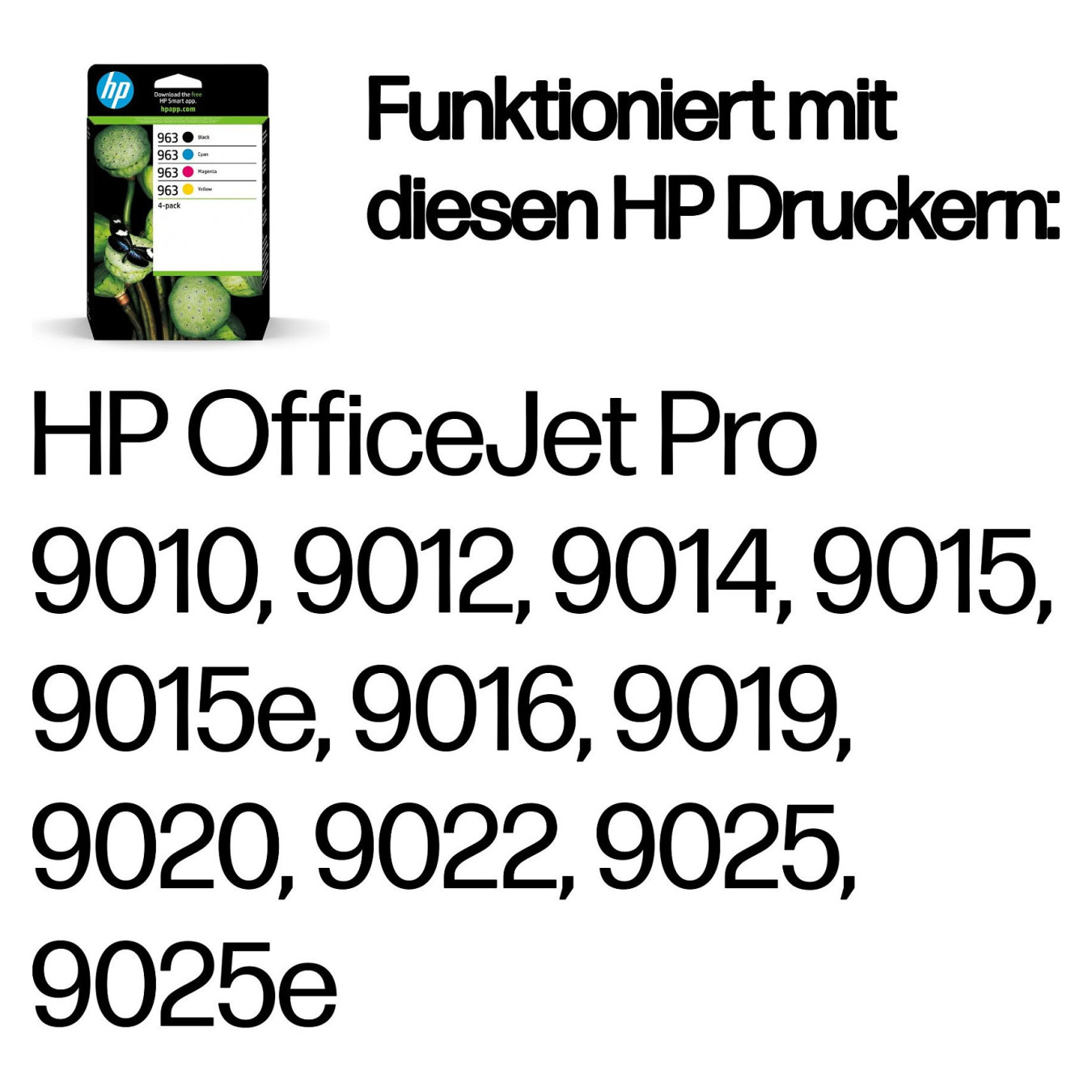 HP 963 CMYK ORIGINAL INK — Buy in Cyprus with Fast Delivery