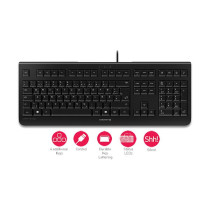 Cherry KC 1000 Black USB ungarisches Layout — Buy in Cyprus with Fast Delivery