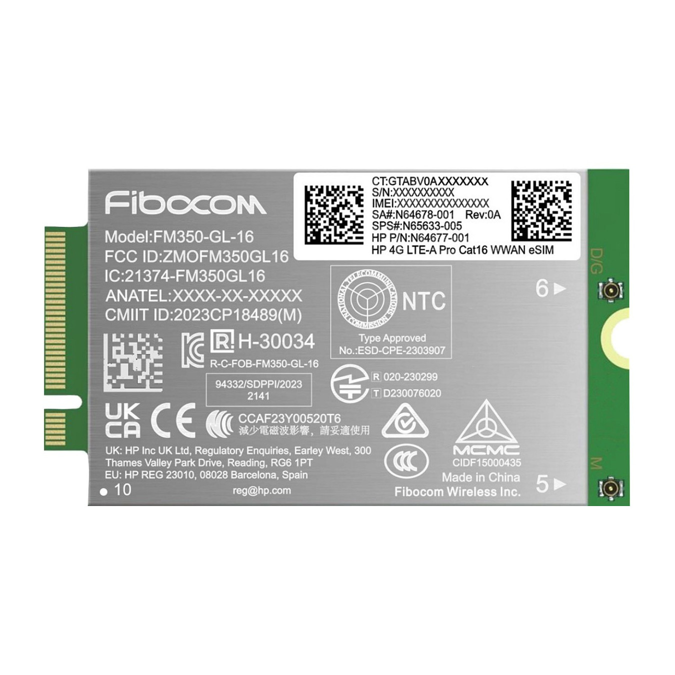 HP Funkmodem 4G LTE-A WWAN Modul — Buy in Cyprus with Fast Delivery