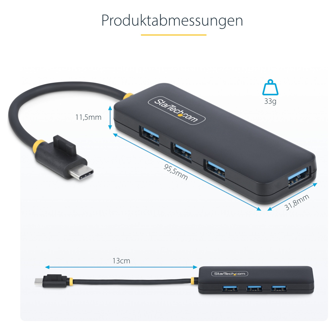 StarTech 4-PORT USB-C HUB 5GBPS PORTABLE — Buy in Cyprus with Fast Delivery