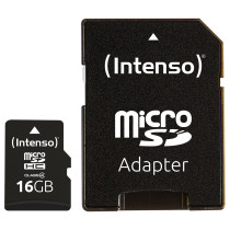 CARD Dig Z MicroSDHC 16GB Intenso C4 21MB s inkl.SD Adapter — Buy in Cyprus with Fast Delivery