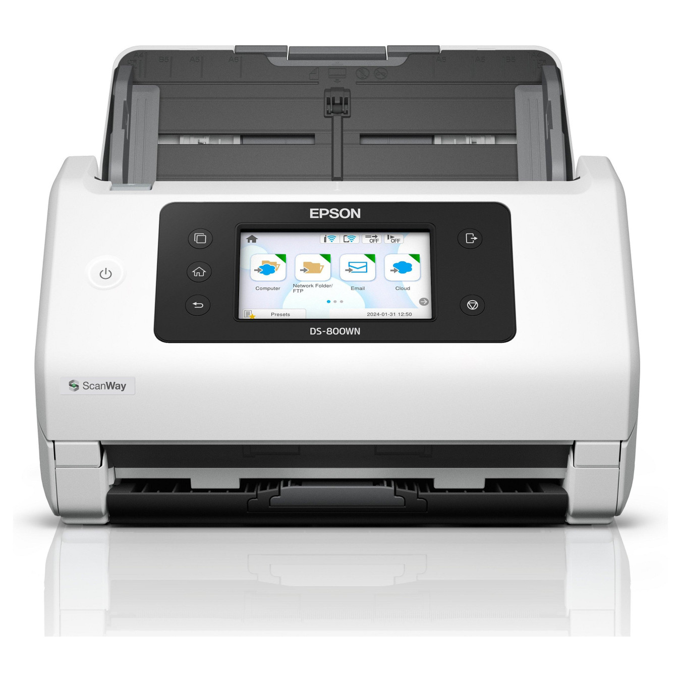 EPSON Scanner A4 network and Wifi autonome compatible with Open Platform 50ppm 100ipm feeder 100 sheets