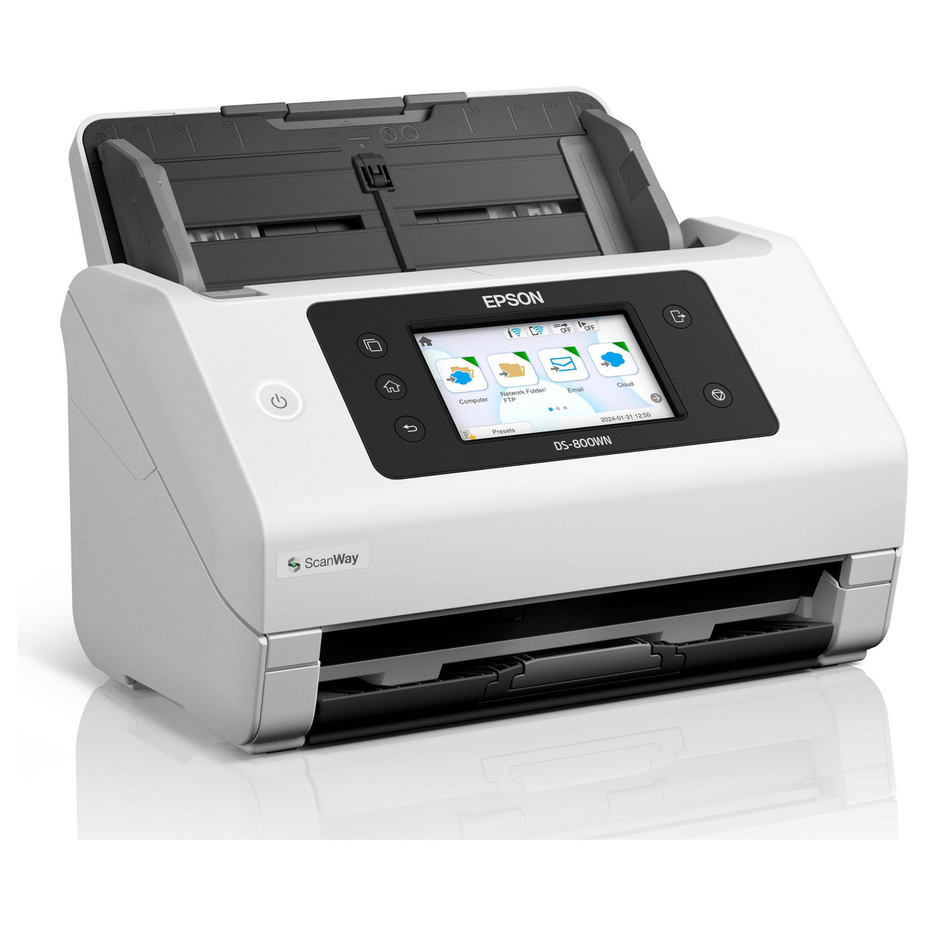 EPSON Scanner A4 network and Wifi autonome compatible with Open Platform 50ppm 100ipm feeder 100 sheets