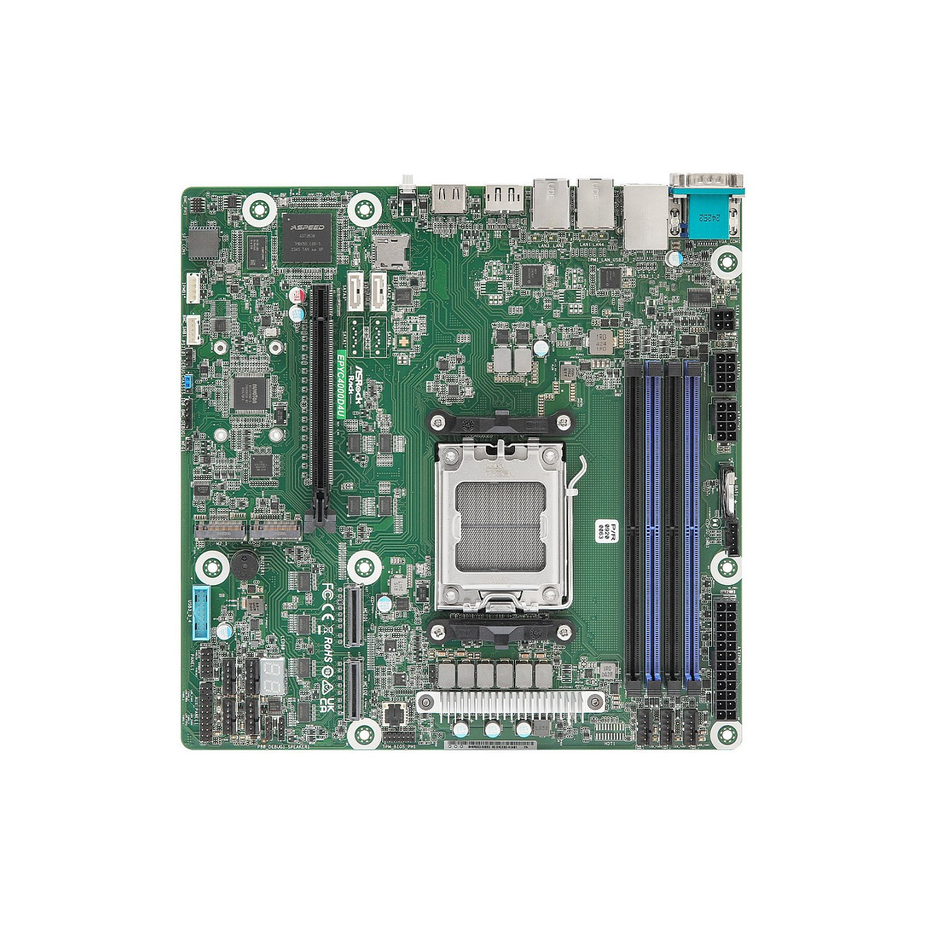 ASRock Mainboard EPYC4000D4U Micro-ATX Single Socket AM5 — Buy in Cyprus with Fast Delivery