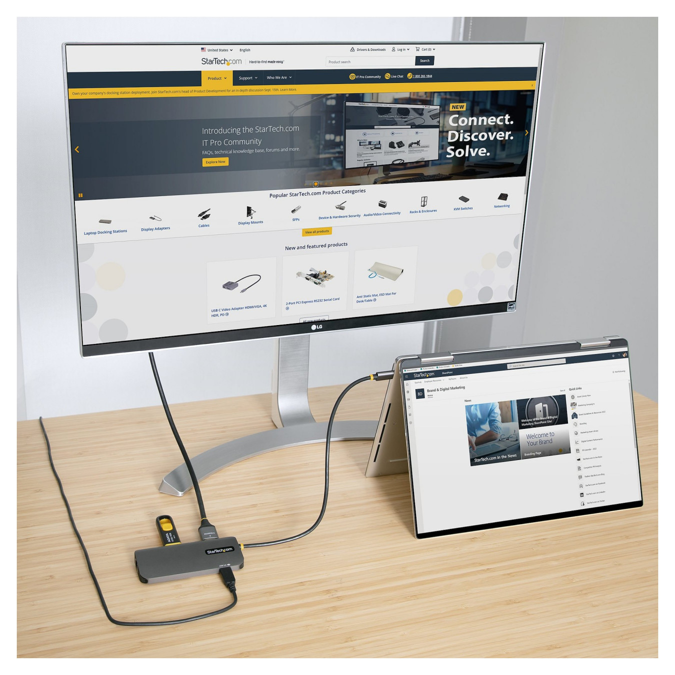 D StarTech USBC MULTIPORT ADAPTER 4K 60HZ — Buy in Cyprus with Fast Delivery